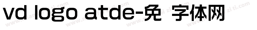 vd logo atde字体转换